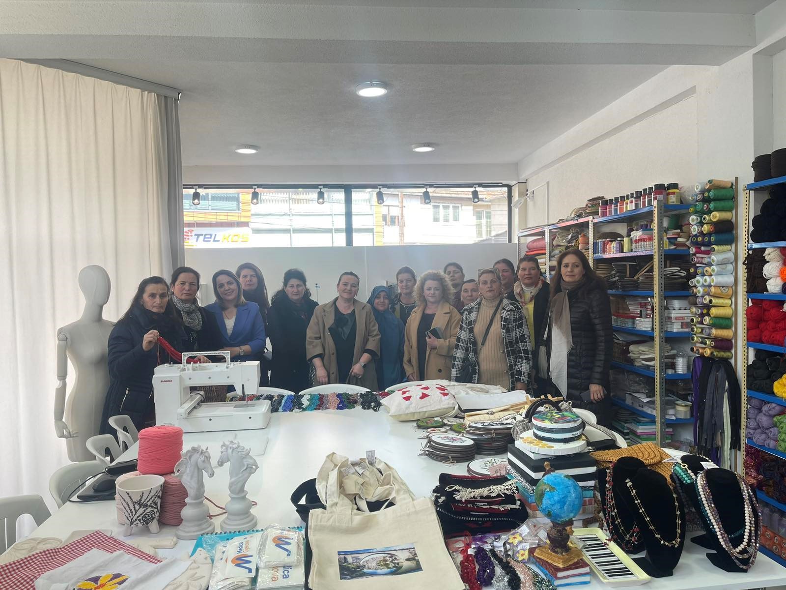 Visit from a group of women from Albania